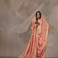 Peach Satin Silk Sarees Online-STORI