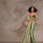 Green Satin Silk Sarees Online-STORI