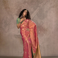 Red Satin Silk Sarees Online-STORI