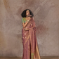 Mauve Ice Satin Silk Sarees Online-STORI