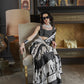 Buy Black Soft Silk Sarees Online-Story