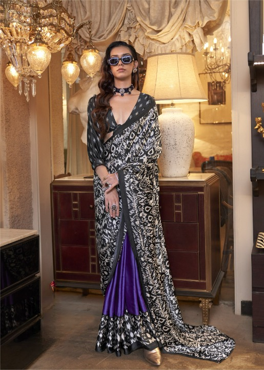 Buy Purple  Soft Silk Sarees Online-Story