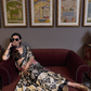 Buy Black Soft Silk Sarees Online-Story