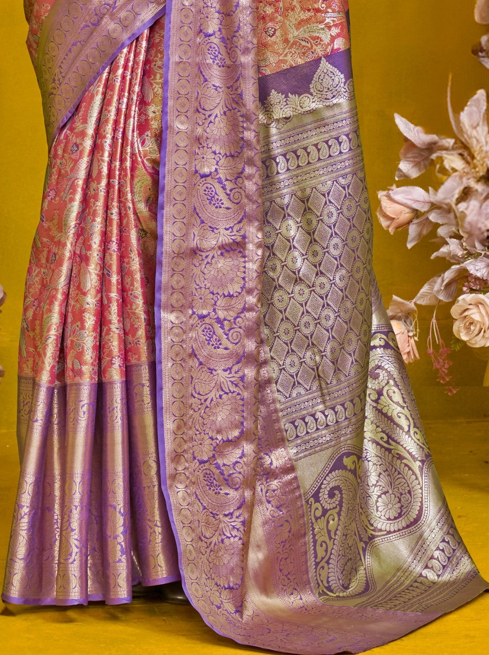 Buy Red Silk Saree Online-STORI