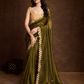 Buy Green Partywear Sarees Online at STORI