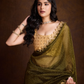 Buy Green Partywear Sarees Online at STORI