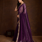 Buy Purple Partywear Sarees Online at STORI