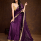 Buy Purple Partywear Sarees Online at STORI