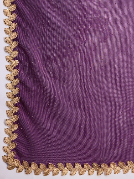 Buy Purple Partywear Sarees Online at STORI
