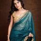 Buy Blue Partywear Sarees Online at STORI