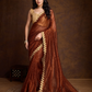Buy Brown Partywear Sarees Online at STORI