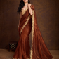 Buy Brown Partywear Sarees Online at STORI