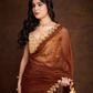 Buy Brown Partywear Sarees Online at STORI