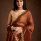 Buy Brown Partywear Sarees Online at STORI