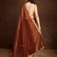 Buy Brown Partywear Sarees Online at STORI