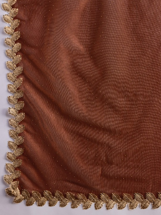 Buy Brown Partywear Sarees Online at STORI