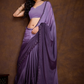 Ombre Purple Soft Chinon Silk Saree