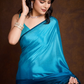 Ombre Green Soft Chinon Silk Saree
