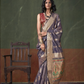  Buy Purple Tissue Silk Saree Online-STORI