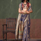  Buy Purple Tissue Silk Saree Online-STORI