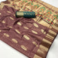 Buy Mauve Tissue With Paithani Saree Online-STORI