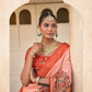 Shop Pink Patola Silk Saree Online-STORI