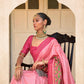 Shop Pink Patola Silk Saree Online-STORI