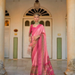 Shop Pink Patola Silk Saree Online-STORI