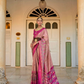 Shop Puple Patola Silk Saree Online-STORI