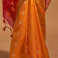 Yellow & Red Patola Silk Saree