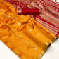 Yellow & Red Patola Silk Saree