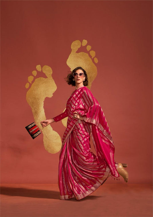 STORI Red Silk Saree Online