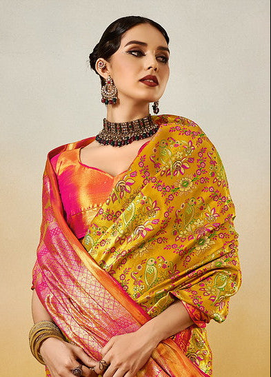 STORI Gold Dharmavaram Saree