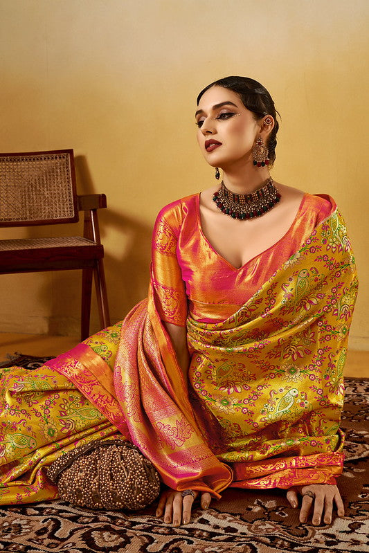 STORI Gold Dharmavaram Saree