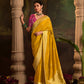 STORI Turmeric Yellow Silk Saree