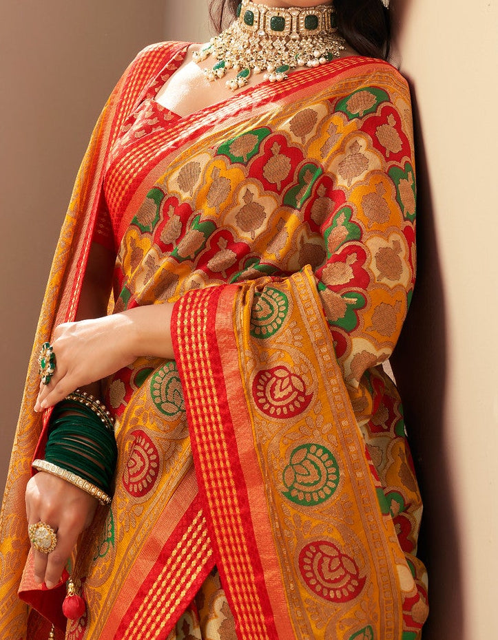 STORI Multicolor Saree for women