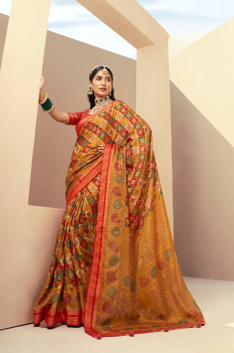 STORI Multicolor Saree for women