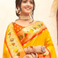 Turmeric Yellow Paithani Silk Saree