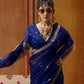 STORI Blue Soft Mul Cotton Saree