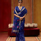 STORI Blue Soft Mul Cotton Saree