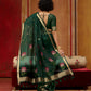 STORI Green Soft Mul Cotton Saree