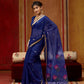 STORI Blue Soft Mul Cotton Saree
