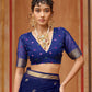 STORI Blue Soft Mul Cotton Saree
