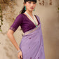 STORI Purple Handloom Saree