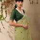 Mint Green Munga Cotton Saree