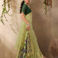 Mint Green Munga Cotton Saree