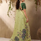 Mint Green Munga Cotton Saree