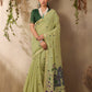 Mint Green Munga Cotton Saree