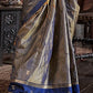 Bronze Tussar Silk Saree