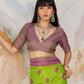 Parrot Green Tanchoi Silk Saree